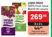 Liqui Fruit 100% Fruit Juice Blend (All Variants)-6 x 2L