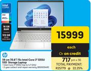 HP 39cm (15.6") 15s Intel Core i7 1255U SSD Storage Laptop