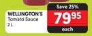 Wellington's Tomato Sauce-2Ltr 