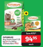 Future Life Buy Smart Food 1.25 kg Get 5 x 200g Granola Bars Free-Each