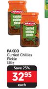 Pakco Curried Chillies Pickle- g Each