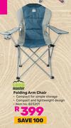 Camp Master Folding Arm Chair