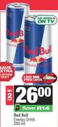 Red Bull Energy Drink-For 2 x 250ml