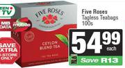 Five Roses Tagless Teabags-100s