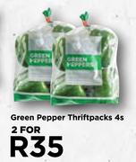 Green Pepper Thriftpacks-For 2 x 4s