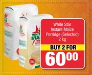 White Star Instant Maize Porridge (Selected)-2 x 2Kg