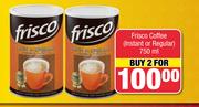 Frisco Coffee Instant Or Regular-2 x 750ml