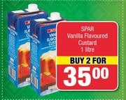 Spar Vanilla Flavoured Custard-2 x 1Ltr