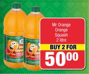 Mr Orange Orange Squash-2 x 2Ltr