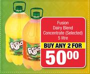 Fusion Dairy Blend Concentrate(Selected)-2 x 5Ltr