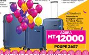 Travelwize Conjunto de Bagagem Cyclone Navy de 3 Pecas