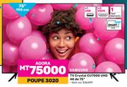 Samsung TV Crystal CU7000 UHD 4K de 75" (190cm)