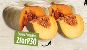 Crown Pumpkins-For 2