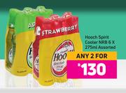 Hooch Spirit Cooler NRB Assorted-For 2 x 6 x 275ml