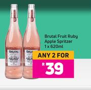 Brutal Fruit Ruby Apple Spritzer-For 2 x 1 x 620ml