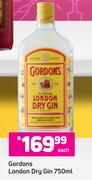 Gordons London Dry Gin-750ml Each
