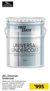 Fired Earth Universal Undercoat-20Ltr