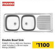 Franke Double Bowl Sink PLN621