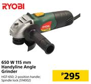 Ryobi 650W 115mm Handyline Angle Grinder HGT-650