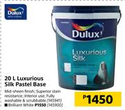 Dulux Luxurious Silk Brilliant White-20Ltr