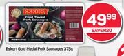 Eskort Gold Medal Pork Sausages-375g