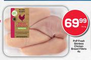 PnP Fresh Skinless Chicken Breast Fillets-4s Per Kg