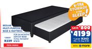 Bedlab 92cm Multi Purpose Single Base & Mattress