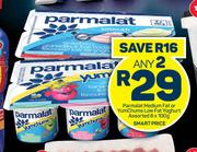 Parmalat Medium Fat Or Yum Chums Low Fat Yoghurt Assorted-Any 2 x 6 x 100g