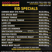 Good Hope Meat Hyper : Eid Specials (05 April - 09 April 2024)