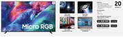 Samsung 65" Micro RGB R85H 4K Samsung Vision AI Smart TV (2026) MRA65R85HAUXXA