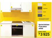 Sprint Kitchen Wall Cabinet 1 Door White-L60 x H58 x D35cm(x2)