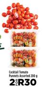 Cocktail Tomato Punnets Assorted-For 2 x 200g