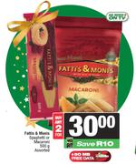 Fattis & Monis Spaghetti Or Macaroni Assorted-For Any 2 x 500gm