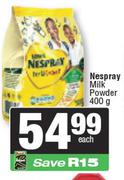 Nestle Nespray Milk Powder-400gm Each