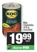 Koo Chakalaka Assorted-410gm Each