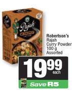 Robertsons Rajah Curry Powder Assorted-100g Each