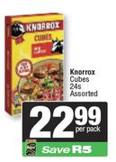 Knorrox Cubes Assorted-24 Per Pack