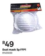 Dust Mask 5p FFP1 81455030