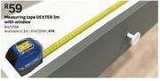 Dexter Measuring Tape 5m With Window 81472096