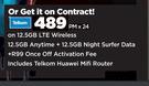 Skyworth 55" UHD Google TV 55G6400G-On 12.5GB LTE Wireless