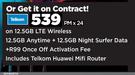 Skyworth 60" UHD Google TV 60G6500G-On 12.5GB LTE Wireless