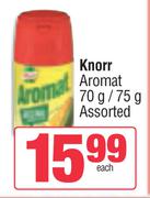 Knorr Aromat Assorted-70g/75g Each
