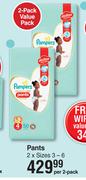 Pampers Premium Care Value Pack Pants Sizes 3-6-Per 2 Pack