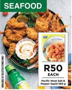 Pacific West Salt & Pepper Squid-360g Each