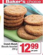 Crunch Munch Biscuits Assorted-200g Per Pack