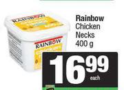 Rainbow Chicken Necks-400g Each