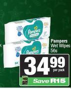 Pampers Wet Wipes-56s Per Pack