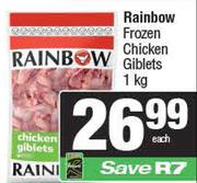 Rainbow Frozen Chicken Giblets-1Kg Each