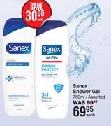 Sanex Shower Gel Assorted-750ml Each