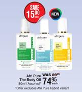 Afri Pure The Body Oil Assorted-180ml Each